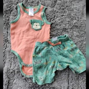 Onesie and shorts combo